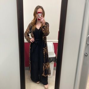 black Calvin Klein jumpsuit